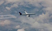 Boing Jet in Flight - Paris to Newark-1